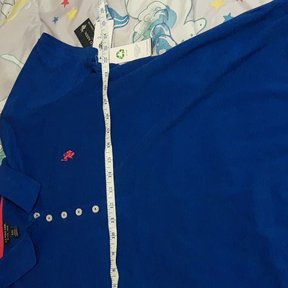 U.S. Polo Assn. Women's polo shirt, size XXL, Royal Blue color - Picture 5 of 6